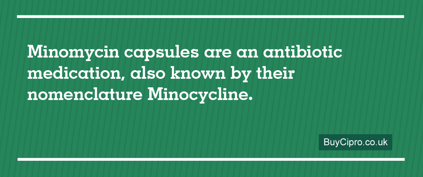 Minomycin capsules are an antibiotic medication