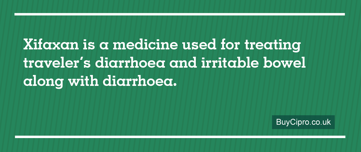 Xifaxan is a medicine used for treating traveler’s diarrhoea